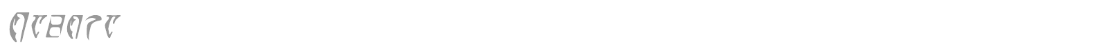 Daedra font preview